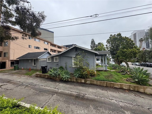 view of front of home