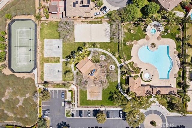 drone / aerial view