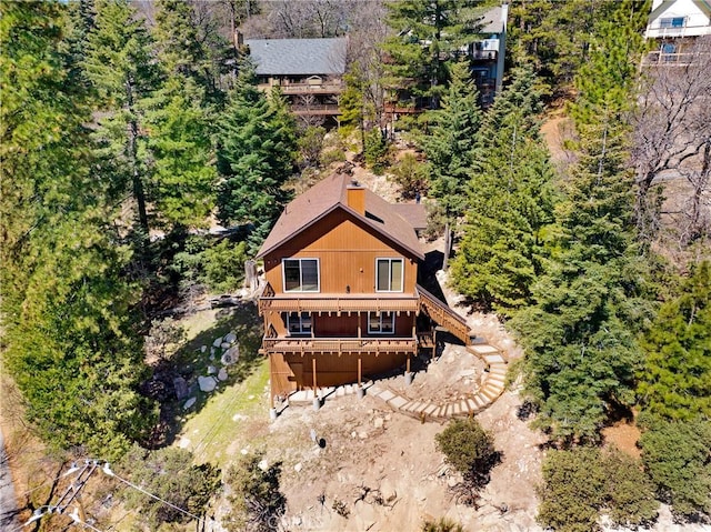26371 Spyglass Dr, Lake Arrowhead, CA 92352 - bird's eye view