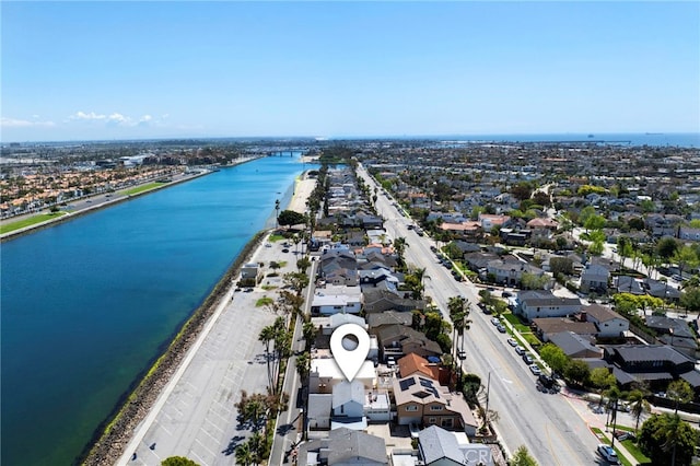 5263 E Paoli Way, Long Beach, CA 90803 - birds eye view of property featuring a water view