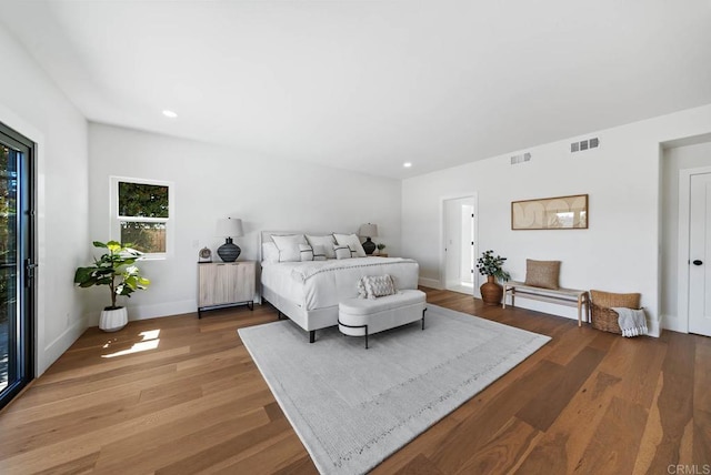 3792 Vista Pt, Bonita, CA 91902 - bedroom featuring recessed lighting, wood finished floors, and baseboards