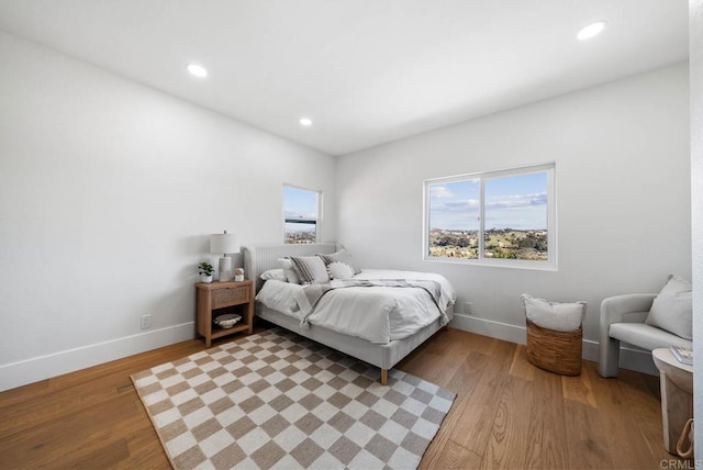 3792 Vista Pt, Bonita, CA 91902 - bedroom with baseboards, light wood-type flooring, and recessed lighting