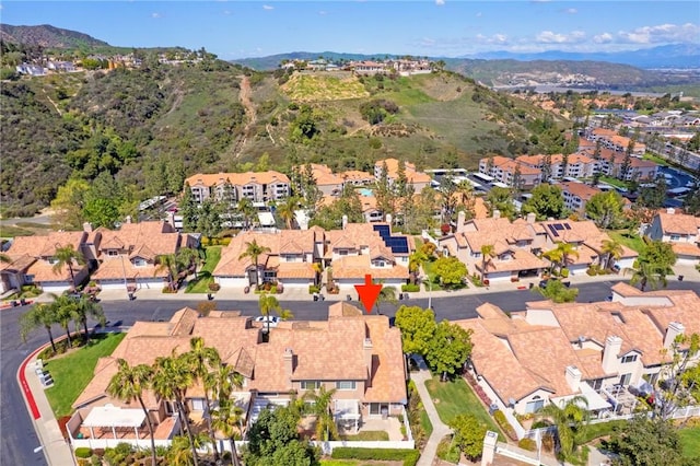 1525 Elegante Ct, Corona, CA 92882 - aerial view of property's location featuring mountains and nearby suburban area