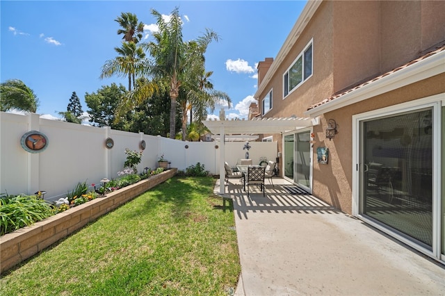 1525 Elegante Ct, Corona, CA 92882 - view of yard with a patio area and a pergola