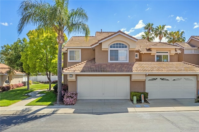 1525 Elegante Ct, Corona, CA 92882 - view of front of home with a tiled roof, stucco siding, and concrete driveway