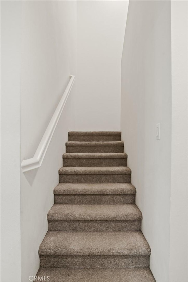 view of staircase