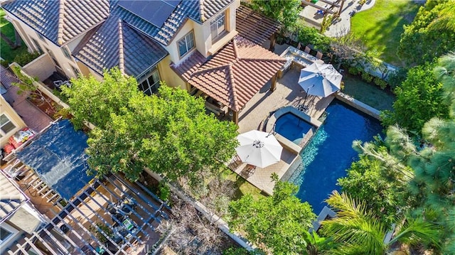 12475 Woodhall Way, Tustin, CA 92782 - aerial view of property and surrounding area