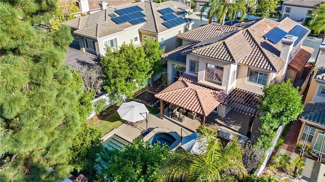 12475 Woodhall Way, Tustin, CA 92782 - aerial perspective of suburban area