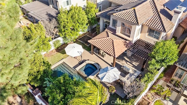 12475 Woodhall Way, Tustin, CA 92782 - drone / aerial view