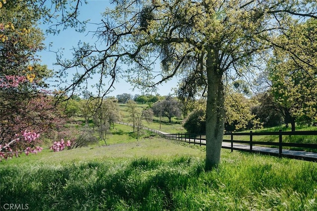 14134 Serpentine Farm Ln, Grass Valley, CA 95949 - view of yard with a rural view and fence