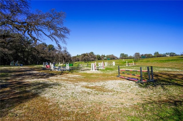 14134 Serpentine Farm Ln, Grass Valley, CA 95949 - view of yard with a rural view and fence