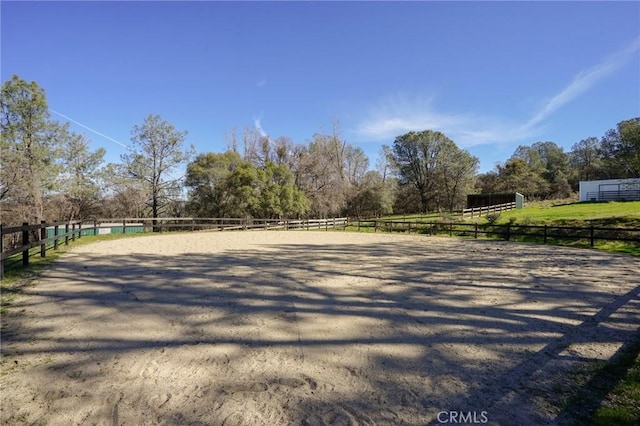 14134 Serpentine Farm Ln, Grass Valley, CA 95949 - view of street with an enclosed area and a rural view