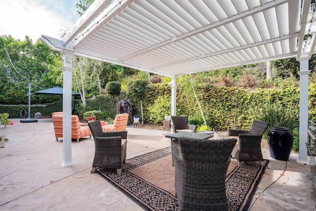 view of patio