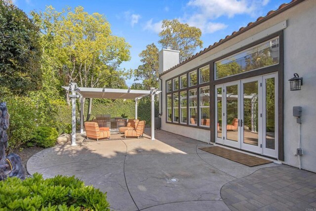 2463 Springbrook St, Thousand Oaks, CA 91362 - view of patio featuring french doors