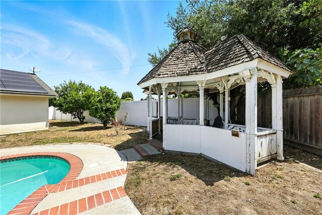 2842 Pietro Dr, Hacienda Heights, CA 91745 - fenced backyard featuring a gazebo