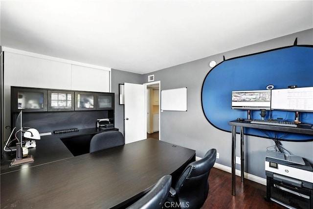 2842 Pietro Dr, Hacienda Heights, CA 91745 - office with wood finished floors and baseboards