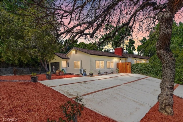 30993 Palo Alto Dr, Redlands, CA 92373 - view of front of property featuring stucco siding and a chimney