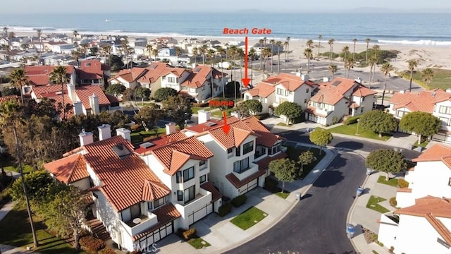 2244 Cannes Sq, Oxnard, CA 93035 - aerial view of residential area featuring waterfront with a beach