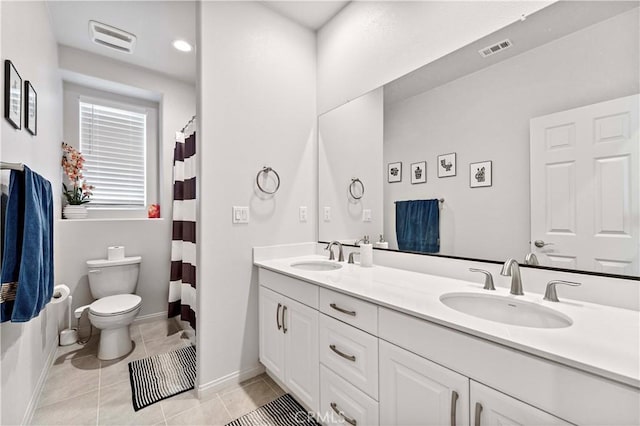 8794 Applewood St, Chino, CA 91708 - bathroom with toilet, a sink, and visible vents