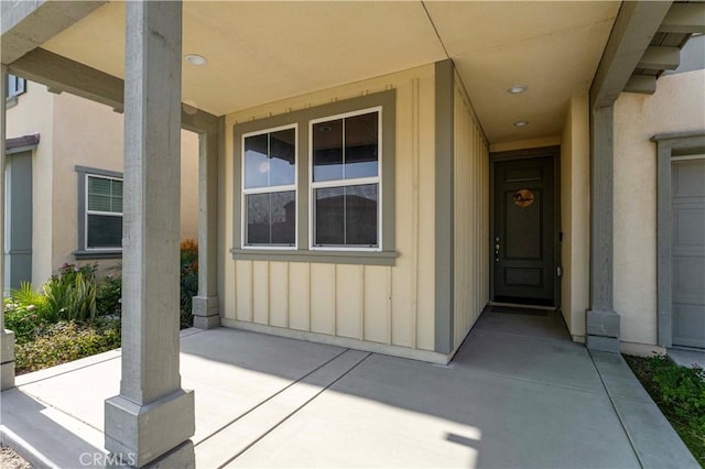 8794 Applewood St, Chino, CA 91708 - view of exterior entry featuring board and batten siding