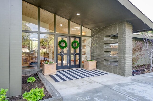 5385 N Van Ness Blvd, Fresno, CA 93711 - doorway to property featuring french doors