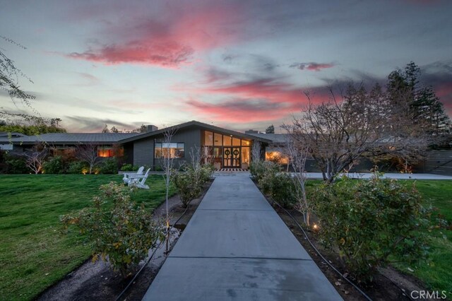 5385 N Van Ness Blvd, Fresno, CA 93711 - view of front facade with a lawn