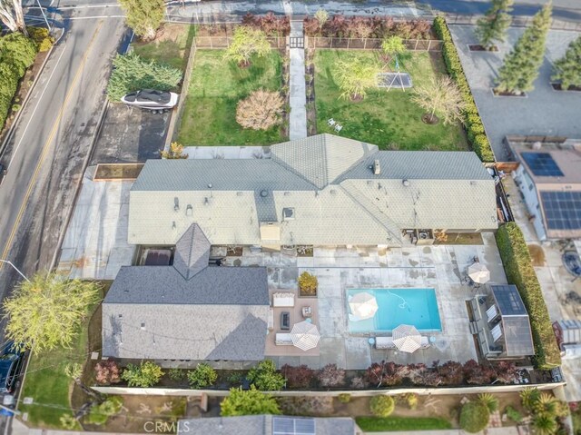 5385 N Van Ness Blvd, Fresno, CA 93711 - aerial view of a pool area