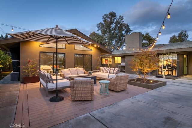 5385 N Van Ness Blvd, Fresno, CA 93711 - view of patio / terrace with an outdoor hangout area