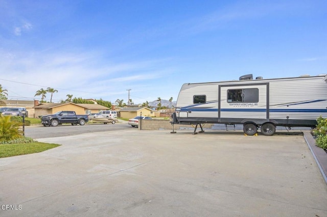 view of vehicle parking
