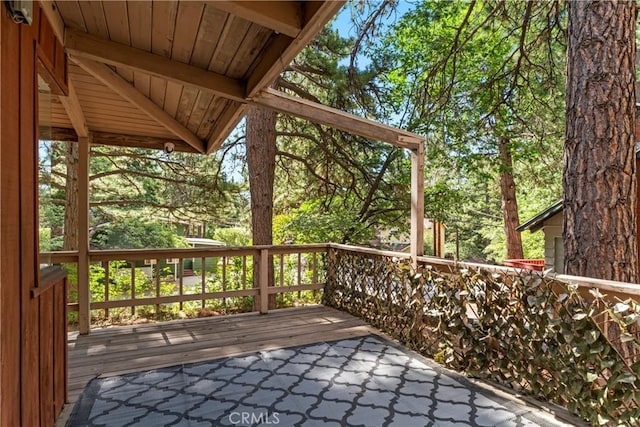 31867 Wagon Wheel Dr, Running Springs, CA 92382 - view of deck