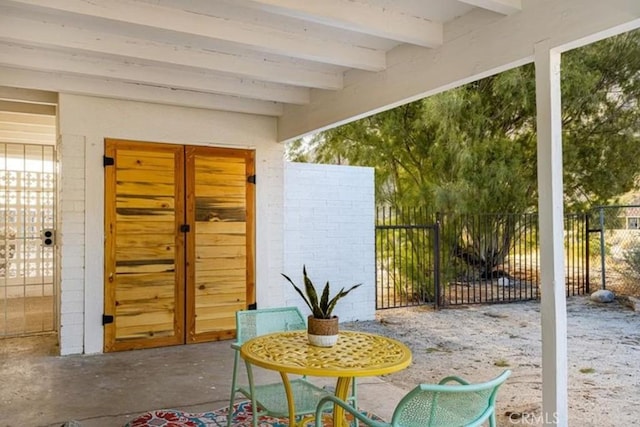 22495 Sierra Dr, Palm Springs, CA 92262 - view of outbuilding featuring fence