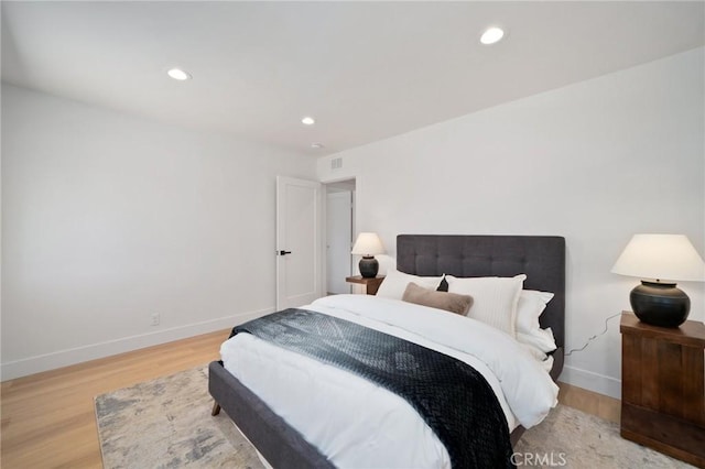 3130 E Craig Dr, Orange, CA 92869 - bedroom featuring wood finished floors, baseboards, and recessed lighting