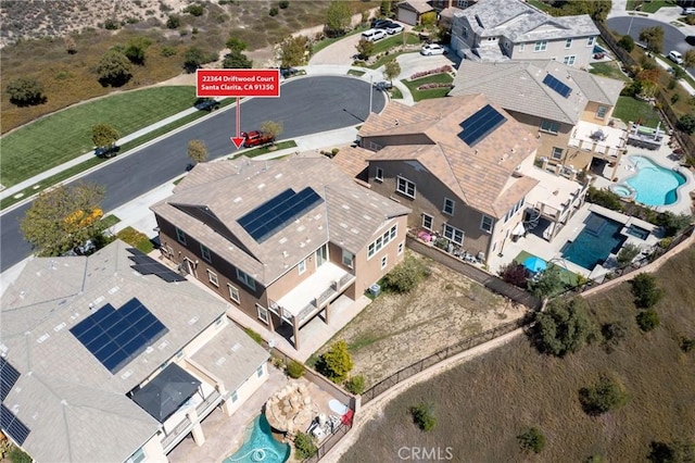 22364 Driftwood Ct, Saugus, CA 91350 - bird's eye view with a residential view