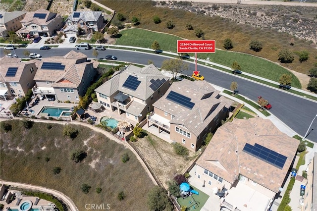 22364 Driftwood Ct, Saugus, CA 91350 - birds eye view of property featuring a residential view