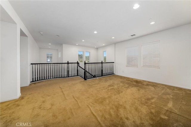 22364 Driftwood Ct, Saugus, CA 91350 - carpeted spare room with recessed lighting, visible vents, and baseboards