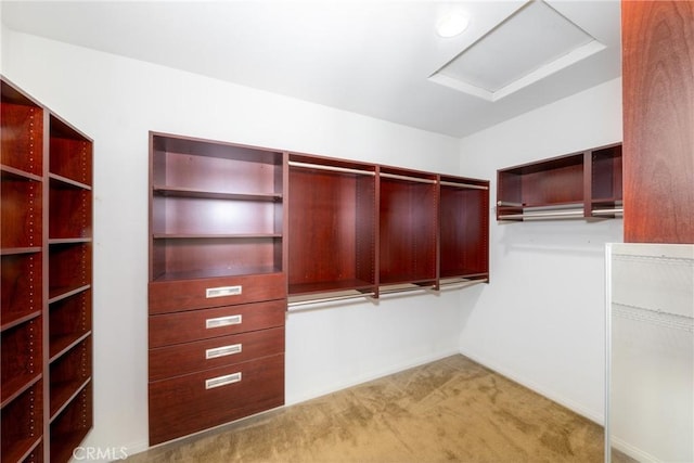 22364 Driftwood Ct, Saugus, CA 91350 - spacious closet with carpet and attic access