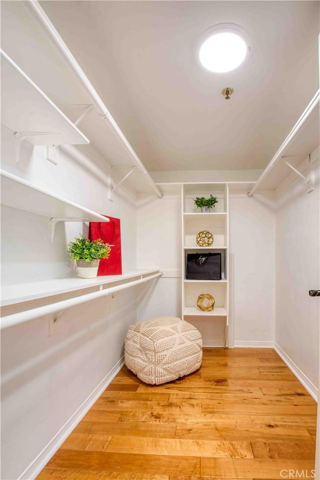 12011 Goshen Ave Unit 203, Los Angeles, CA 90049 - walk in closet featuring light wood finished floors