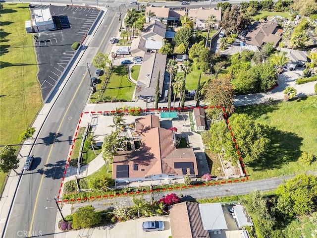drone / aerial view featuring a residential view