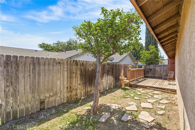 10069 Hershey Way, Riverside, CA 92503 - fenced backyard with a deck