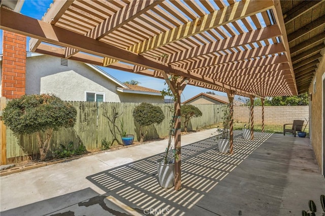 10069 Hershey Way, Riverside, CA 92503 - fenced backyard with a patio area and a pergola
