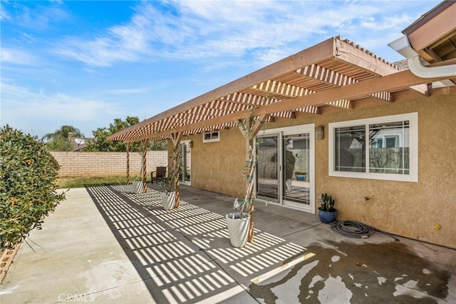 10069 Hershey Way, Riverside, CA 92503 - view of patio / terrace with a pergola