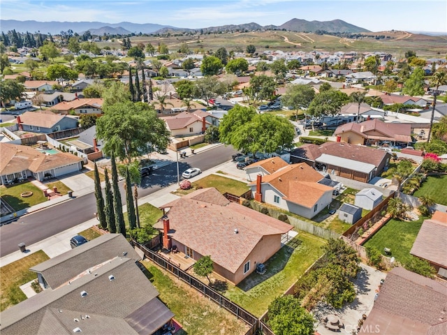 10069 Hershey Way, Riverside, CA 92503 - aerial view of residential area with a mountain backdrop