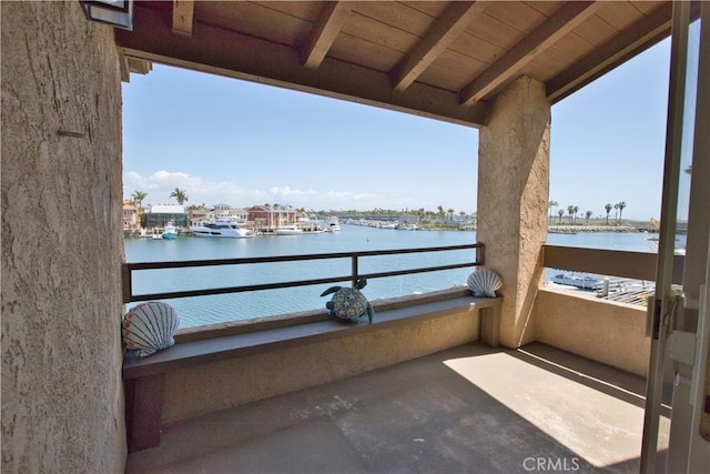17114 Bluewater Ln Unit 141, Huntington Beach, CA 92649 - balcony featuring a water view
