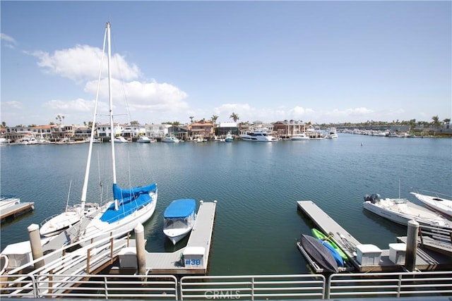 17114 Bluewater Ln Unit 141, Huntington Beach, CA 92649 - dock area featuring a water view