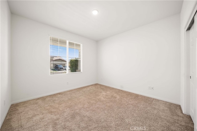 29391 Santa Ynez Cir, Menifee, CA 92584 - unfurnished bedroom featuring a closet, baseboards, carpet, and recessed lighting