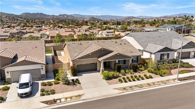 29391 Santa Ynez Cir, Menifee, CA 92584 - aerial view with a mountain view and a residential view