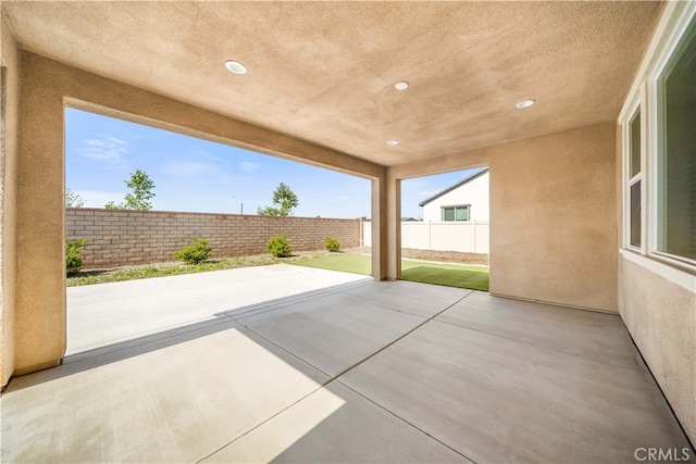 29391 Santa Ynez Cir, Menifee, CA 92584 - view of patio featuring a fenced backyard