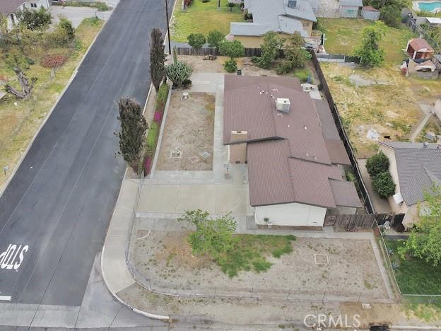 aerial view featuring a residential view