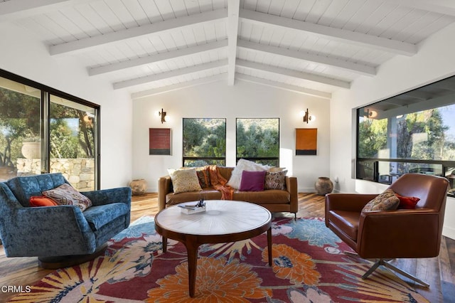 1417 Foothill Rd, Ojai, CA 93023 - living area with wood finished floors
