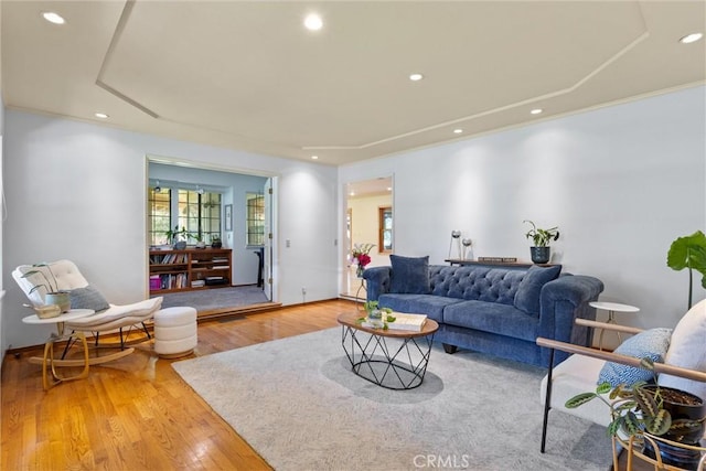 15 Quadra Ct, Chico, CA 95928 - living room with wood finished floors and recessed lighting